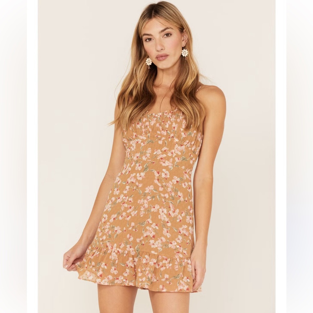 SAGE THE LABEL Floral Mini Dress Size Small